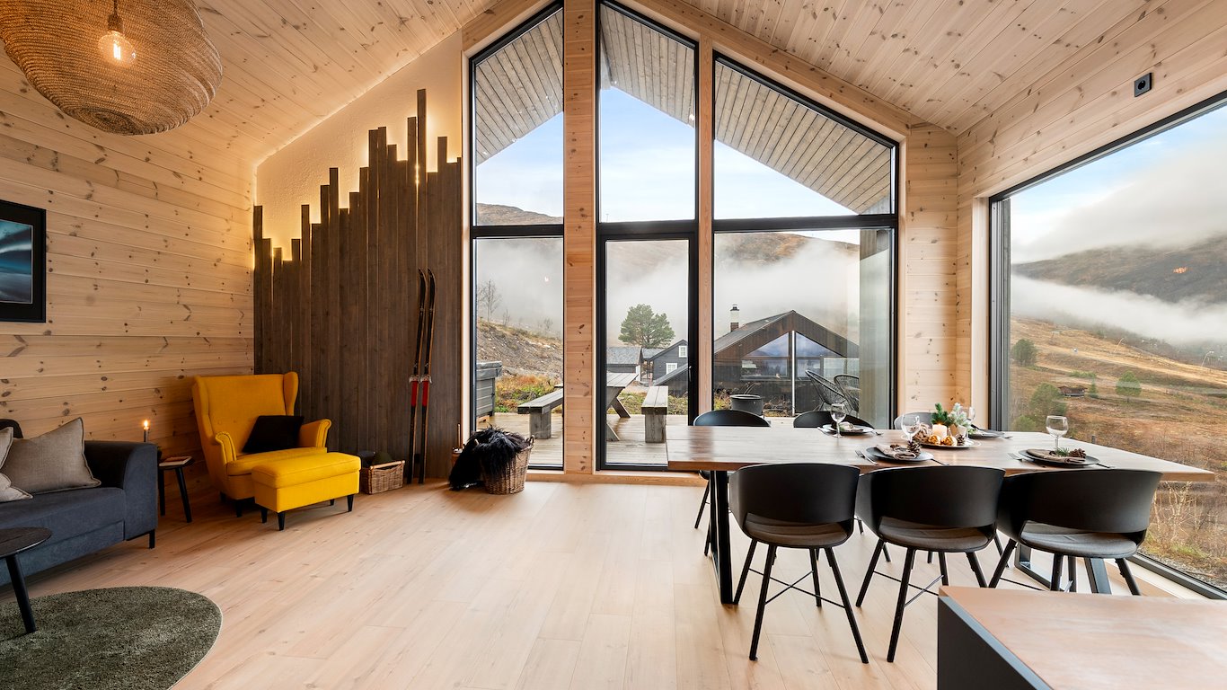 Skarhaug Panorama Lodge på Strandafjellet